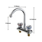 Frendorf | 1oder2-Griff Gebürstetes Nickel Weitverbreiteter Wasserhahn 2 Loch Center Set Waschbecken Wasserhahn