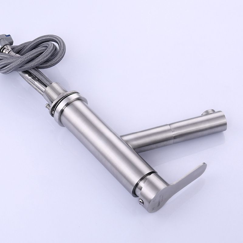 Frendorf | Ausziehbarer Wasserhahn Zeitgenössischer Einhebel-Wasserhahn mit schwenkbarem Auslauf