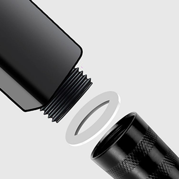 Frendorf | Moderne Rechteckige Handbrause in Schwarz 3 Strahlen Wandmontierte Handbrause