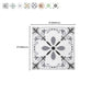 Frendorf | Druck Kunststoff Peel & Stick Fliese Feldfliese für Spritzschutzwand