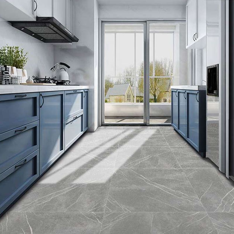 Frendorf | Peel and Stick Vinylboden Hochglanz PVC Bodenbelag mit quadratischer Kante