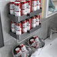 Frendorf | 3-teiliges modernes Badezimmer-Hardware-Set Aluminium Badregal in Grau
