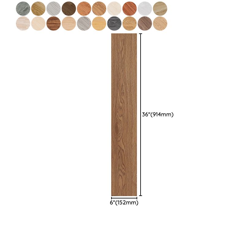Frendorf | Peel and Stick PVC Bodenbelag Glatte Holzoptik Vinylboden für Wohnzimmer