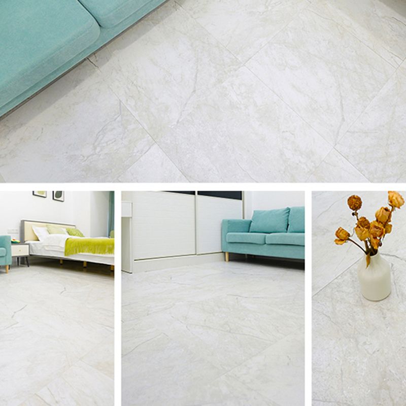 Frendorf | PVC-Bodenbelag Stein-Design Peel & Stick Quadrat-Vinylboden für das Wohnzimmer