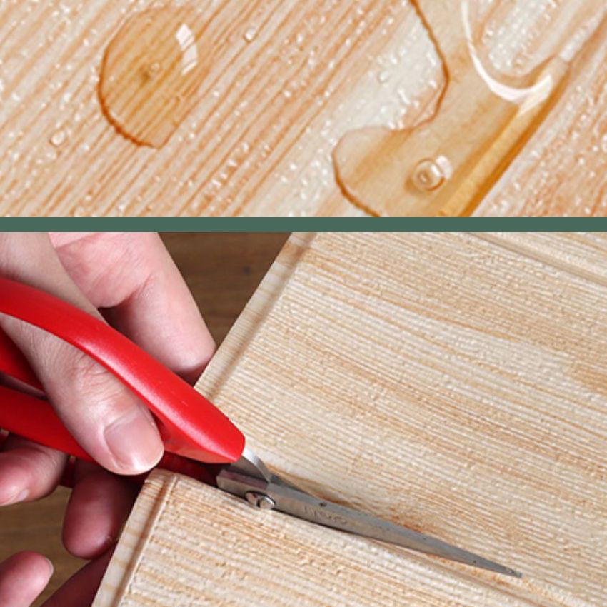 Frendorf | Modern Imitation Wood Grain Wandzugangstafel Peel-and-Stick-Schaumgrundpaneel