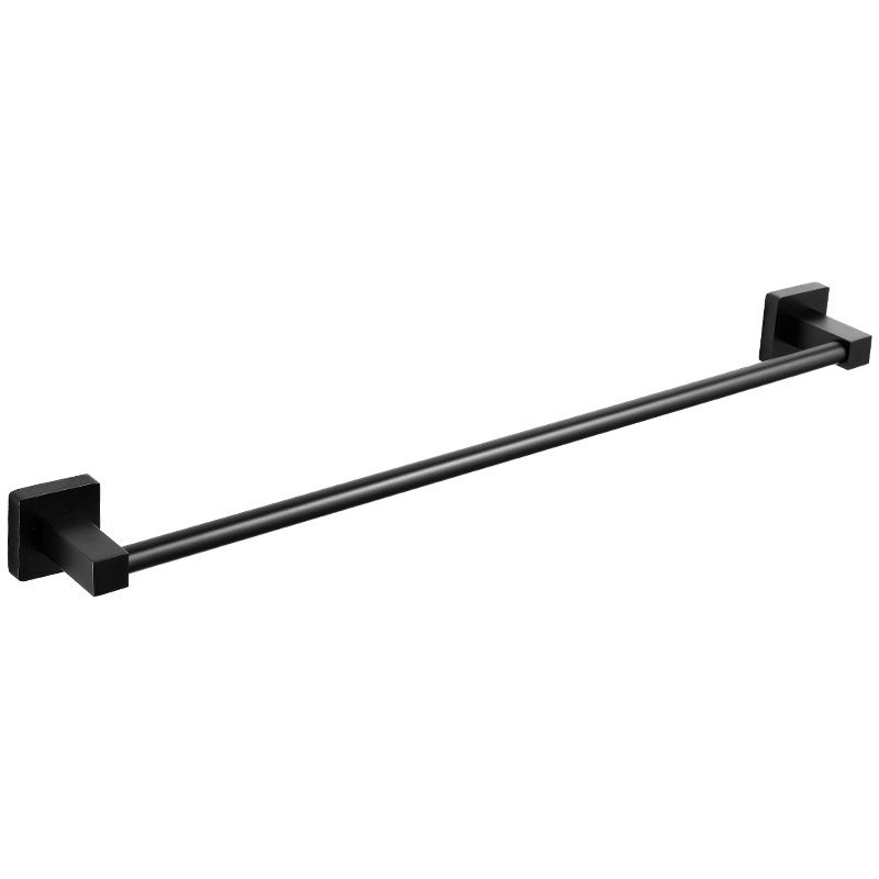 Frendorf | Aluminium Badezimmer Hardware Set Schwarzes Badezimmerzubehör Kit Handtuchhalter