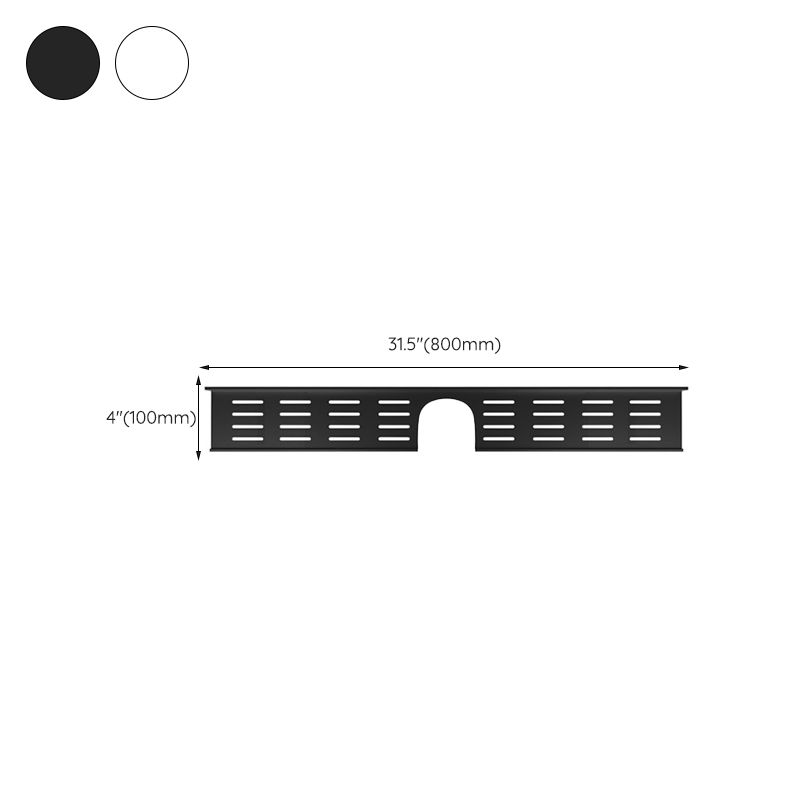 Frendorf | 2-teiliges modernes Badezimmer-Hardware-Set Badregal aus Aluminium