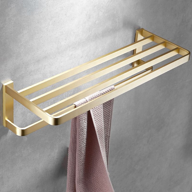 Frendorf | Gebürstetes Messing Badezimmer Hardware Set Retro Golden Badezimmer Zubehör Set