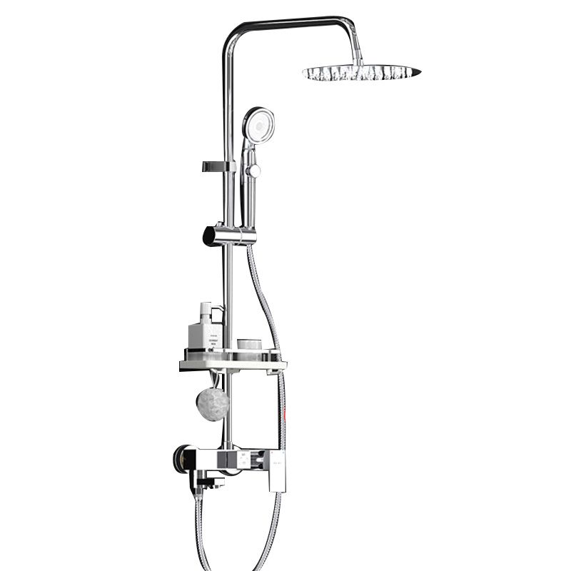 Frendorf | Wandmontiertes Duschsystem Griff Hebel Spot Resist Kupfer Duschsystem