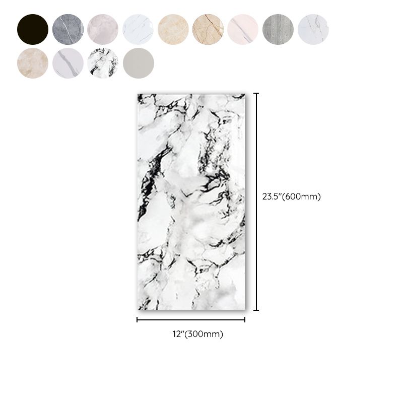 Frendorf | Marmorierte kratzfeste PVC-Fliese Einzeln abziehen und kleben Fliese für Spritzschutzwand
