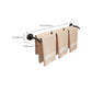 Frendorf | Aluminium Badezimmer Hardware Set Schwarzes Badezimmerzubehör Kit Handtuchhalter