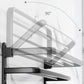 Frendorf | Modernes Aluminium-Badezimmerzubehör-Set Matt Schwarz Badregal/Handtuchhalter/Papierhalter