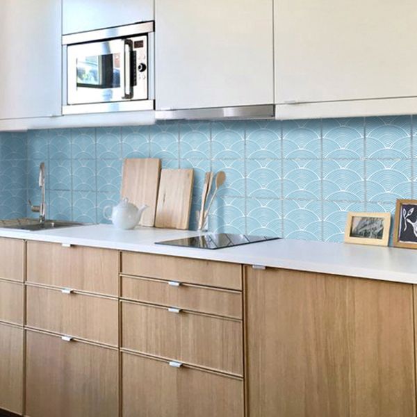Frendorf | Modern Mosaic Tile Peel and Stick Tile Pvc Kitchen Backsplash Peel and Stick Wall Tile
