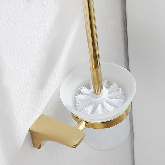 Frendorf | 2-teiliges Metall-Badaccessoire-Set Traditionelle WC-Bürste und Halter-Set