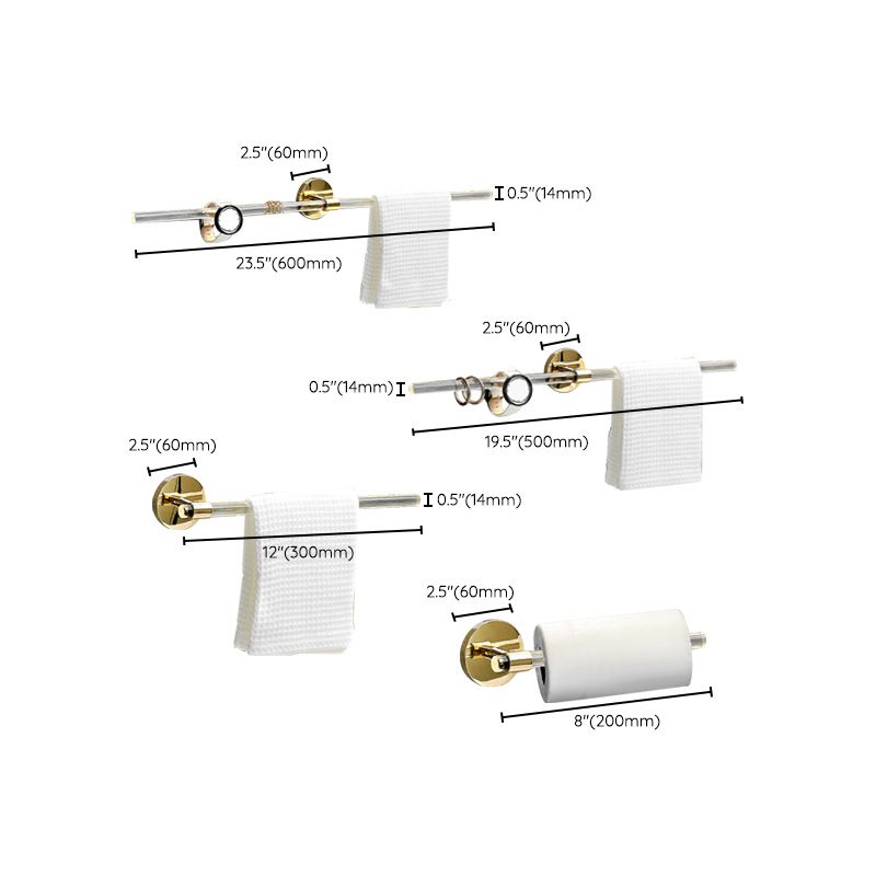 Frendorf | Plastik Moderne Badezimmer Zubehör Hardware Set mit Badregal
