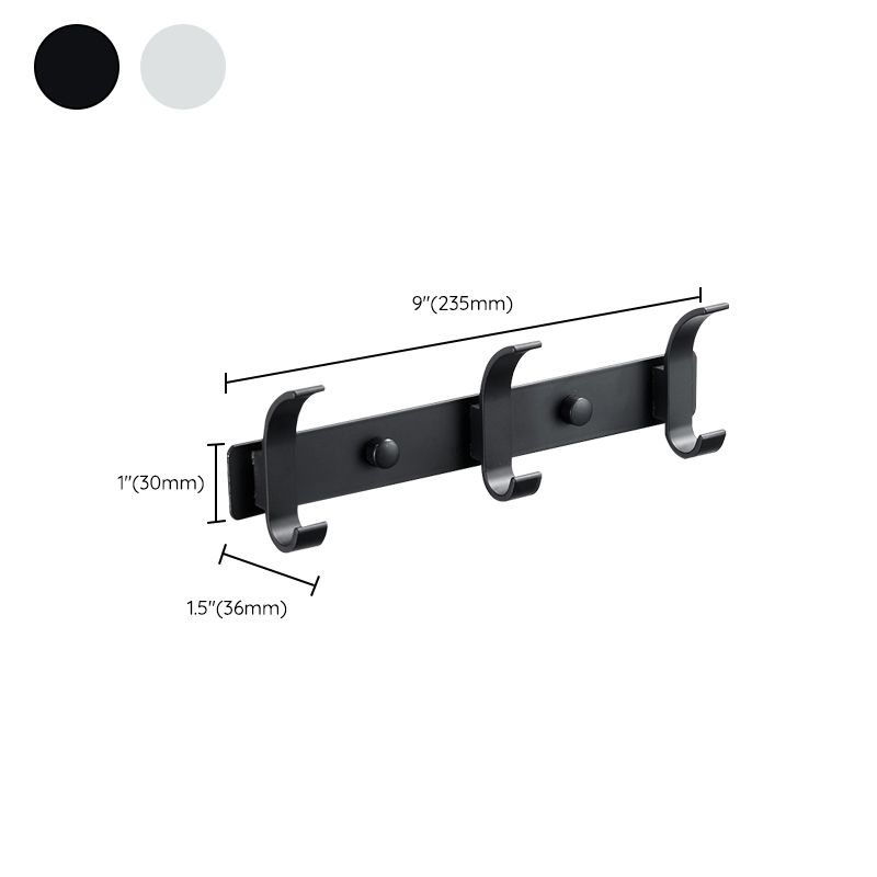 Frendorf | Modernes Badezimmer Zubehör Set Silber/Schwarz Badezimmer Accessoire Kit