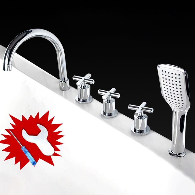 Frendorf | Zeitgenössischer Stil Badezimmer Wasserhahn Metall Aufsatzmontierter Badezimmer Wasserhahn