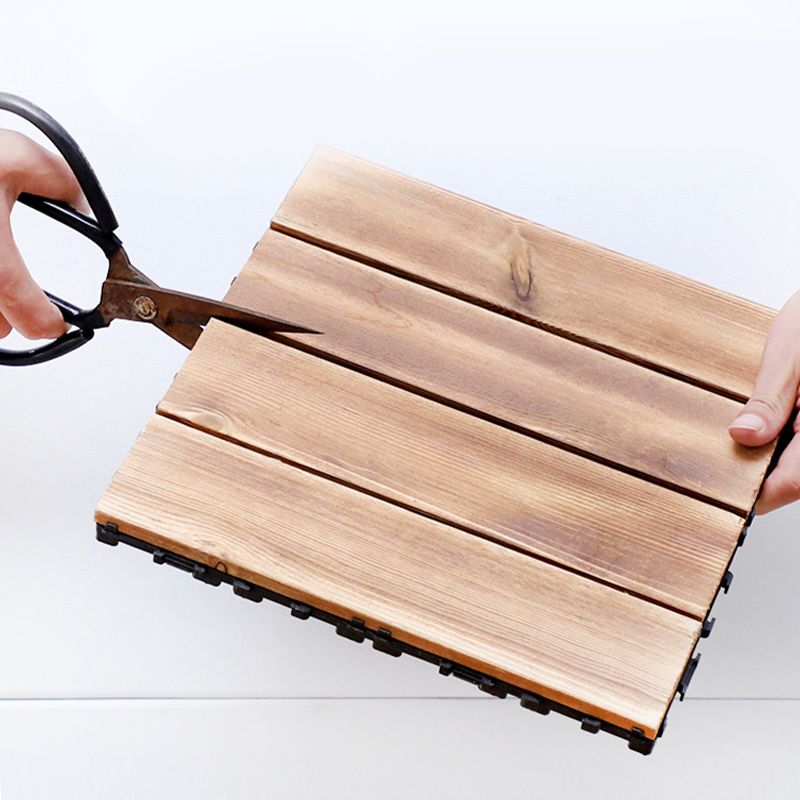 Frendorf | Kiefer Fußbodenfliese Wasserabweisend Klick-Lock Tradition Holzboden für Wohnzimmer