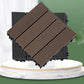 Frendorf | 12" X 12" Deck/Patiobodenfliesen 4-Slat Quadrat für Außenpatiofliesen