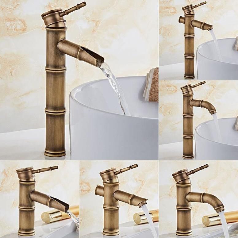 Frendorf | Messing Land Becken Wasserhahn Einloch Waschbecken Wasserhahn für Badezimmer