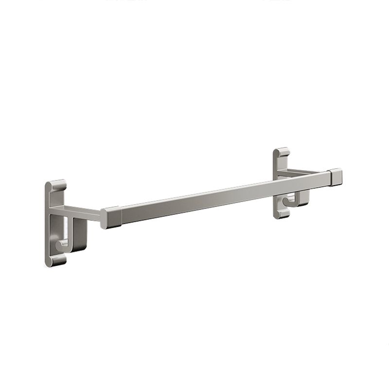 Frendorf | Graues Badezimmer Zubehör Set Zeitgenössischer Stil Aluminium Handtuchstange