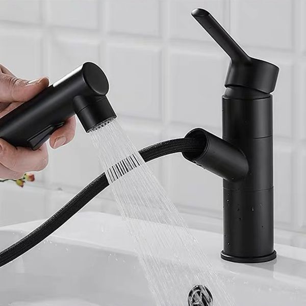 Frendorf | Zeitgenössischer Waschbeckenarmatur Einfach Niedriger Bogen Kupfer Waschbecken Armatur