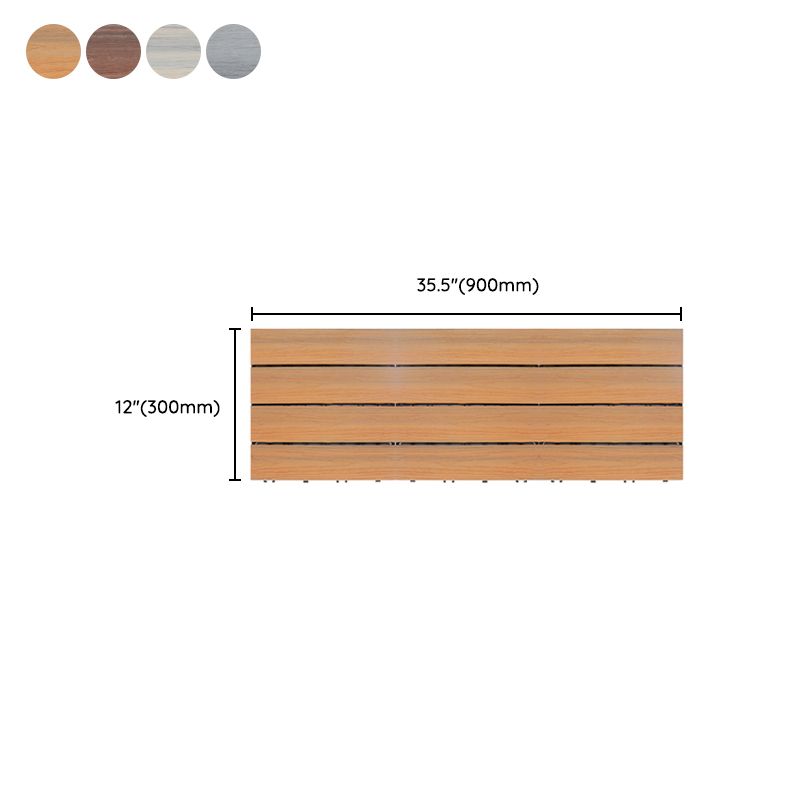 Frendorf | Deck Planke Loose Lay Holzfußbodenfliesen Garten Außenfußboden