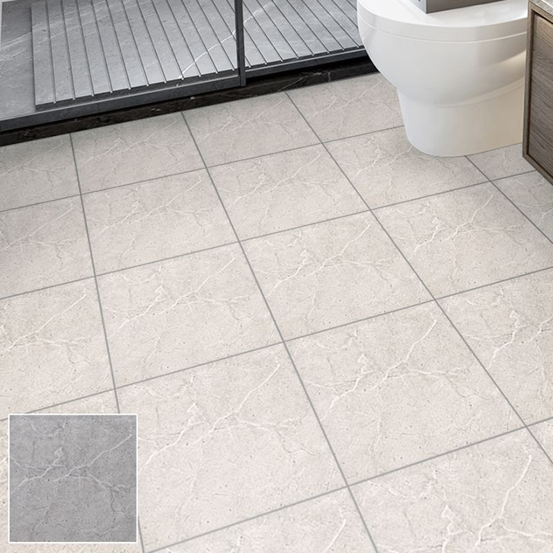 Frendorf | Quadratische Badezimmer PVC-Bodenbeläge 12" x 12" x 0,07 mm Peel and Stick Vinyl-Bodenbeläge