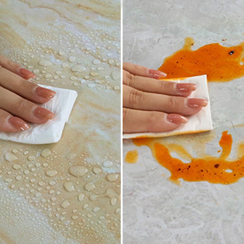 Frendorf | Modernes Peel and Stick Spritzschutz PVC Rechteckige Tapete für die Dusche