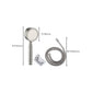 Frendorf | Moderner Stil Handbrause Metall Badezimmer Handbrause