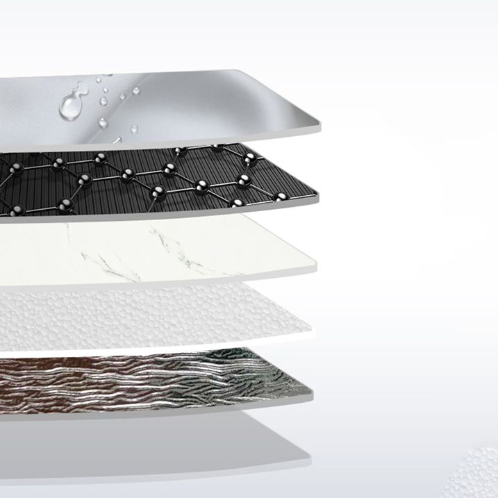 Frendorf | Modern Pearl Wandschalen PVC Wandzugangspanel zum Abziehen und Aufkleben für Badezimmer und Küche