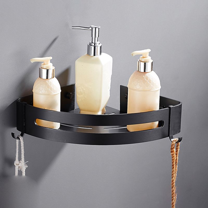 Frendorf | Matt Schwarz Modernes Badzubehör Set, Set von 3, Badregal