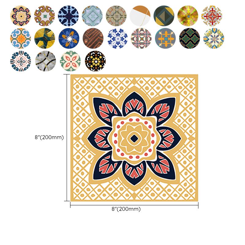 Frendorf | Quadratische Peel & Stick Mosaikfliese PVC Wasserdichte Mosaikfliesen Tapete