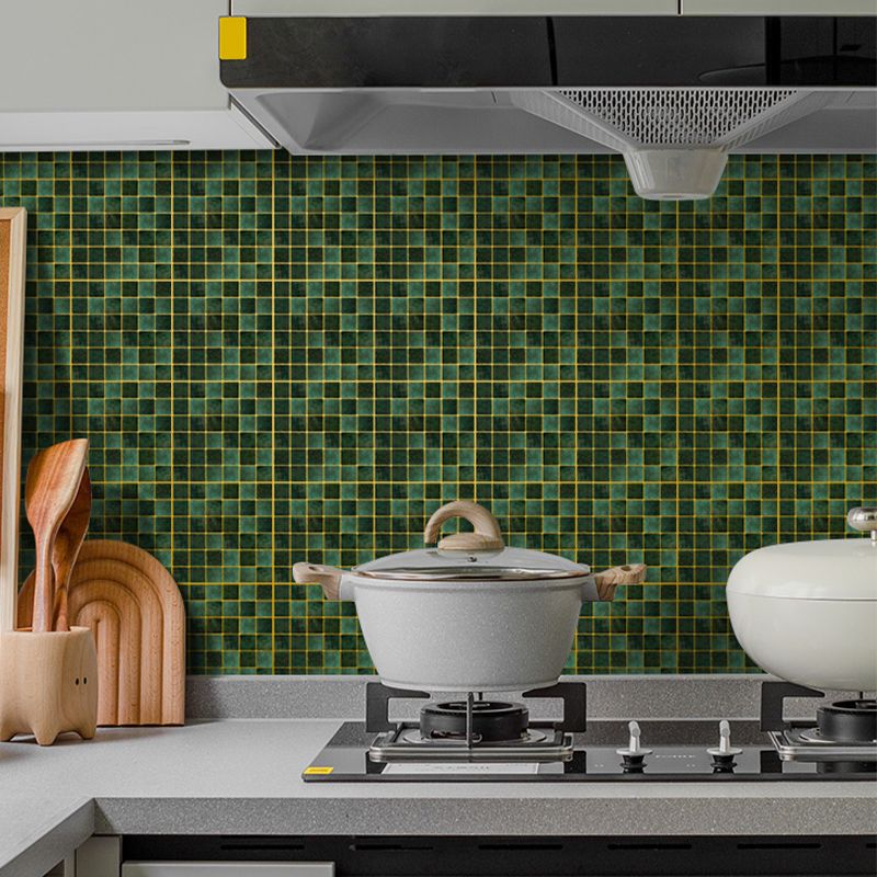 Frendorf | Mosaikfliesen Tapete PVC Quadratische Form Abzieh- und Klebefliesen