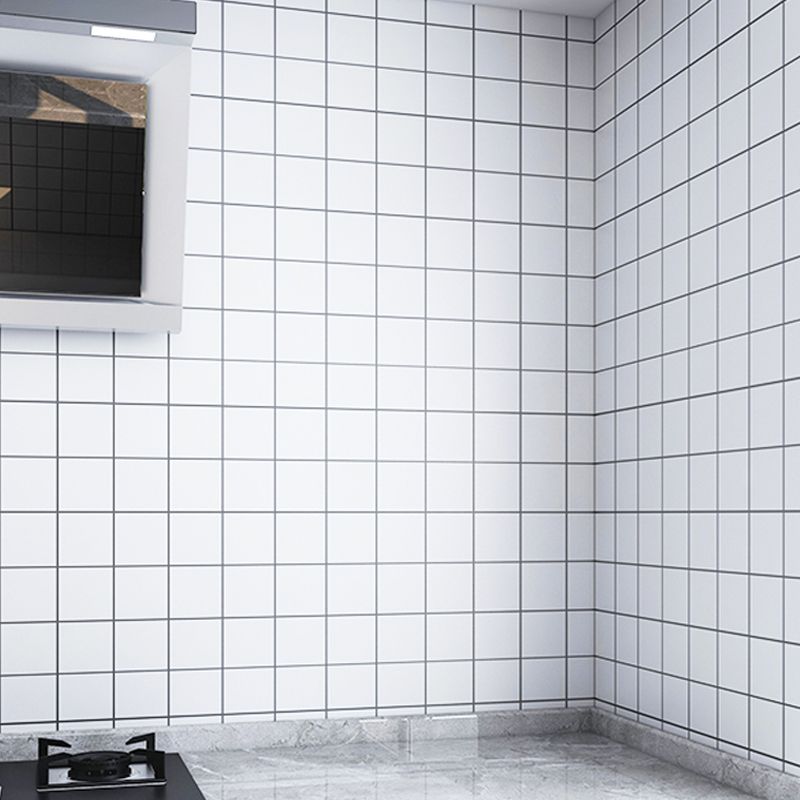 Frendorf | Moderne Peel and Stick Fliesen PVC Quadratische Tapete für Küche und Bad Splashback