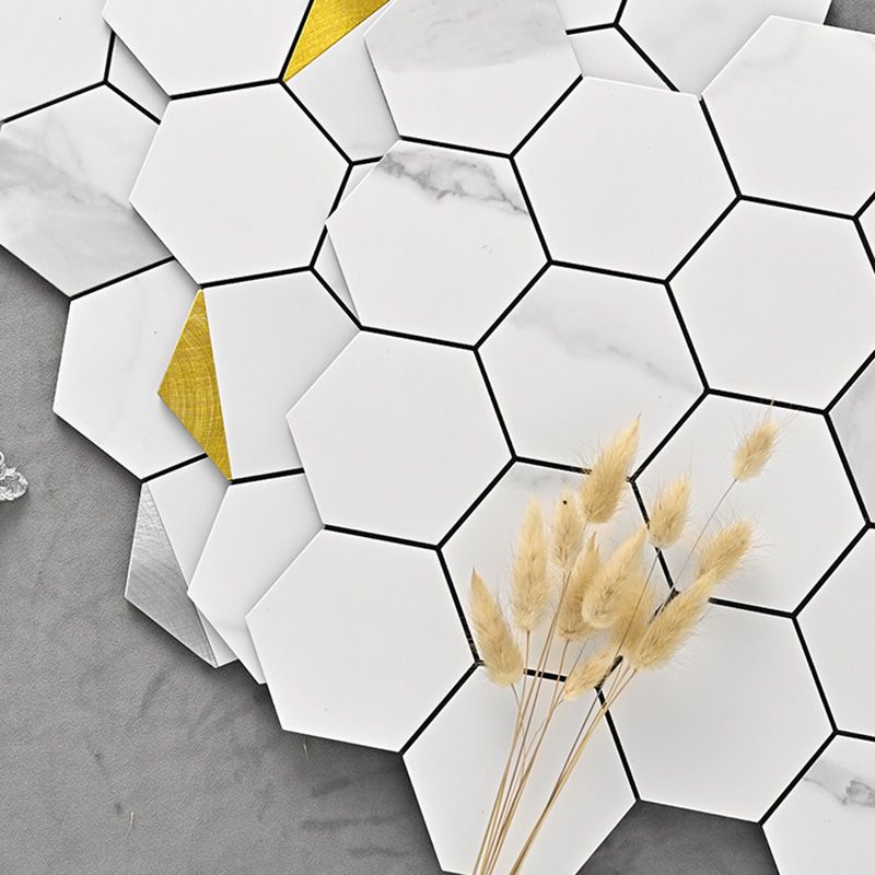 Frendorf | Hexagonale Moderne Peel and Stick Fliesen Mosaikfliesen Peel and Stick Rückwände