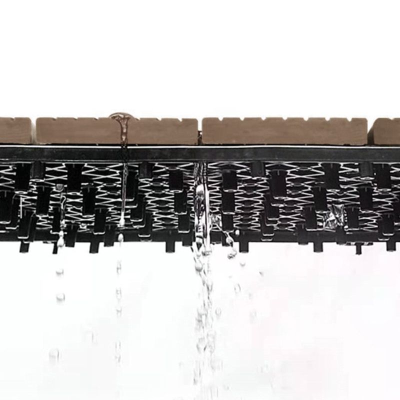 Frendorf | 12" X 12" Deck/Patiobodenfliesen 4-Slat Quadrat für Außenpatiofliesen