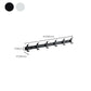 Frendorf | Modernes Badezimmer Zubehör Set Silber/Schwarz Badezimmer Accessoire Kit