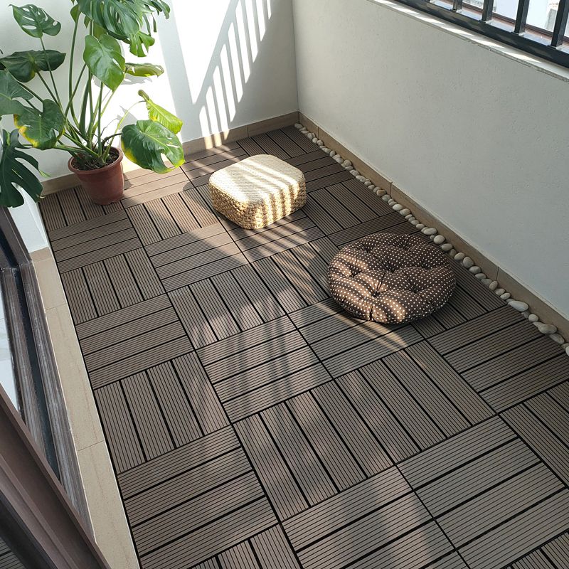 Frendorf | Modernes Kunststoffholz-Laminatplankendeck im Freien, schimmelresistentes Laminat