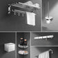 Frendorf | Modernes Silber Badbeschläge Set Metall Badezimmer Zubehör Kit