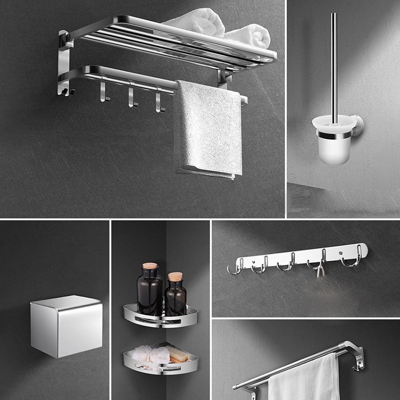 Frendorf | Modernes Silber Badbeschläge Set Metall Badezimmer Zubehör Kit