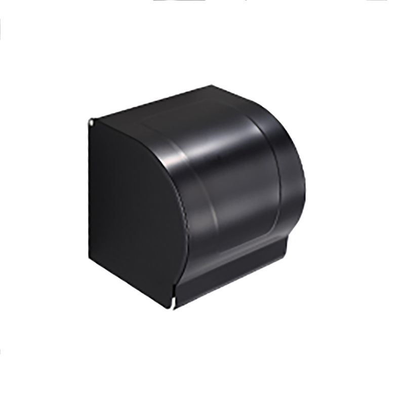 Frendorf | Zeitgemäßes Badezimmerzubehör-Set Schwarze Oberfläche Bademantelhaken/Handtuchring Bar