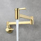 Frendorf | 1-Handgriff gebürstetes Nickel weit verbreiteter Wasserhahn 1 Loch wandmontierter Badezimmer Wasserhahn mit Messing