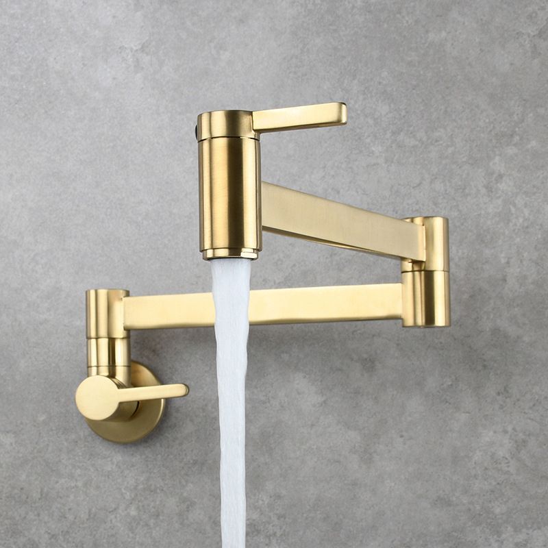 Frendorf | 1-Handgriff gebürstetes Nickel weit verbreiteter Wasserhahn 1 Loch wandmontierter Badezimmer Wasserhahn mit Messing