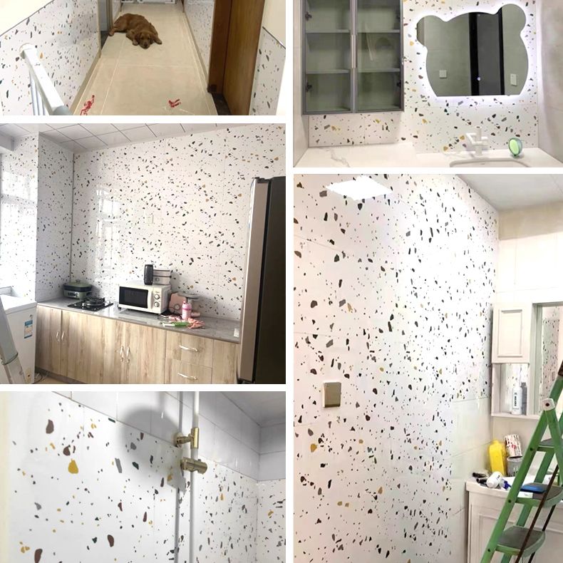 Frendorf | PVC Rechteckig 20 Pack 12" x 23" Peel & Stick Mosaikfliese Küche und Badezimmer