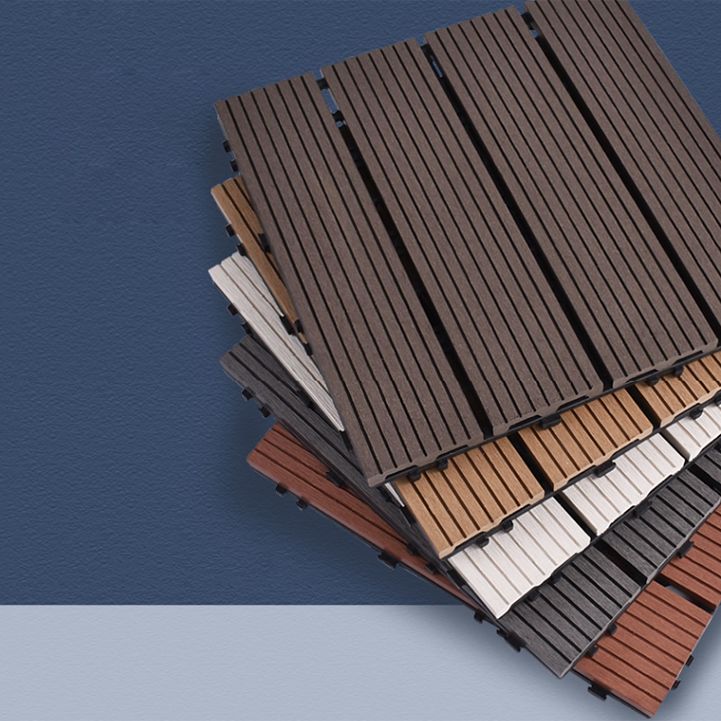 Frendorf | 11 Pack 12" X 12" Quadratische Deck-/Terrassenfliesen Snap Fit für Außenpatiofliesen