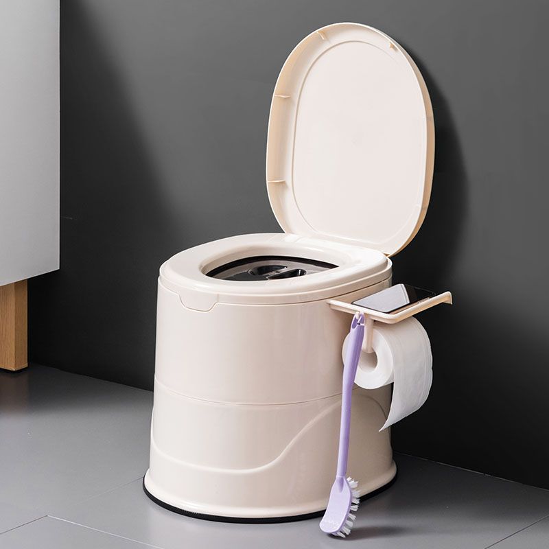 Frendorf | Bodenmontierte Kunststoff-WC Einteiliges WC Modernes Toilettenbecken