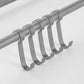Frendorf | Modernes Badezimmer-Hardware-Set aus Edelstahl Mattgrau Bademantelhaken/Handtuchstange