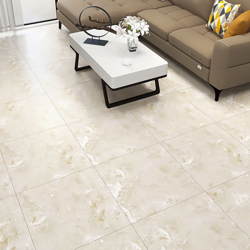 Frendorf | Home Vinylboden Peel and Stick Marmor-Optik quadratische PVC-Bodenbeläge für das Wohnzimmer