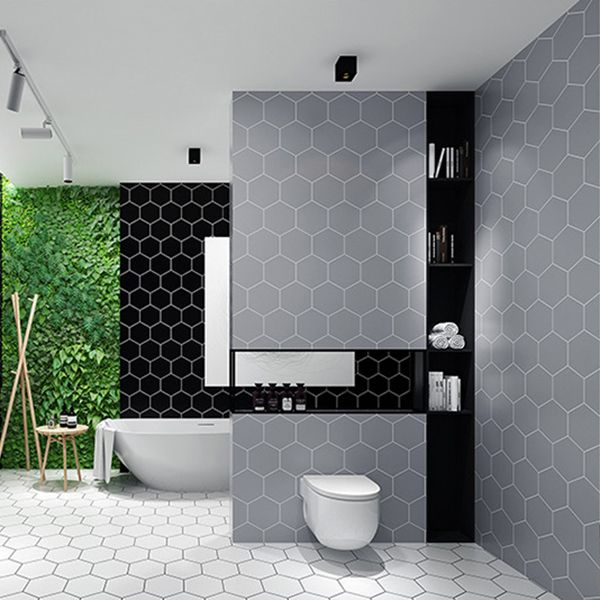 Frendorf | Badezimmer Wandbodenfliese Wasserdicht Geometrisches Muster Boden Tapete
